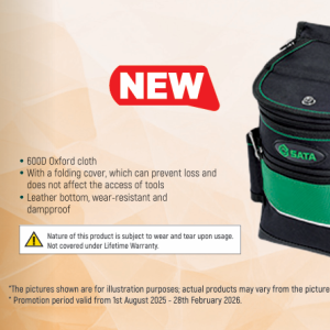 SATA 95217 TOOL POUCH WITH COVER