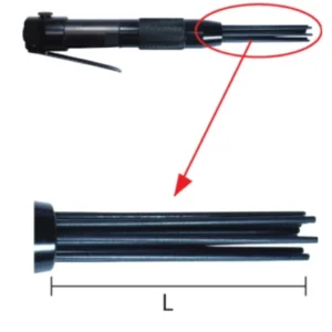 NIETZ STRAIGHT AIR NEEDLE SCALER
