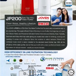 JOVEN WATER PURIFIER JP SERIES